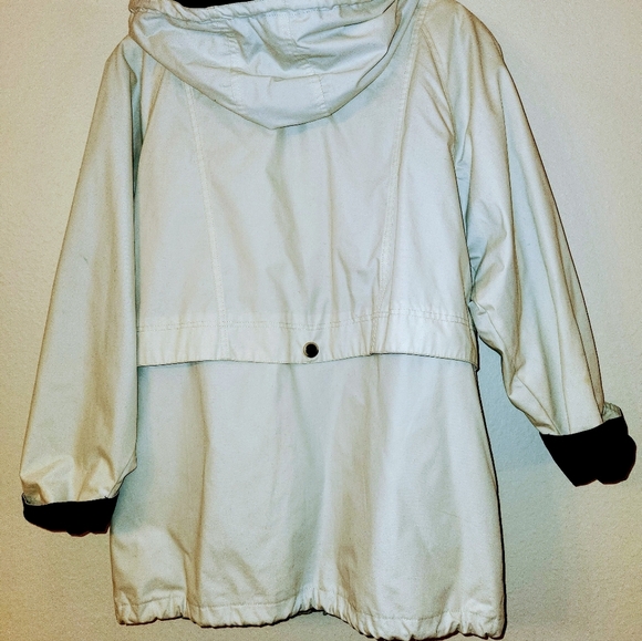 Pacific Trail Vntg Mens Quality Outerwear Jacket White Hooded Pockets Lined Sz L - Picture 6 of 15